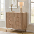 Dusklia - Hattie 5 Drawer Chest - Light Wood