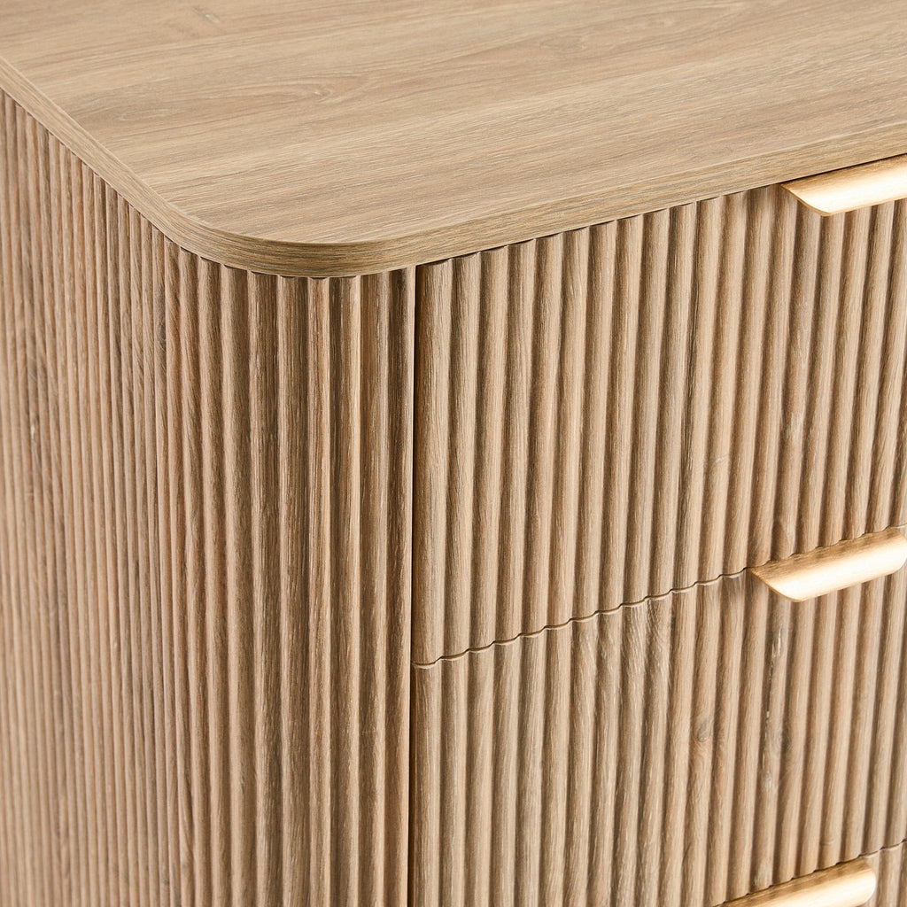 Dusklia - Hattie 5 Drawer Chest - Light Wood