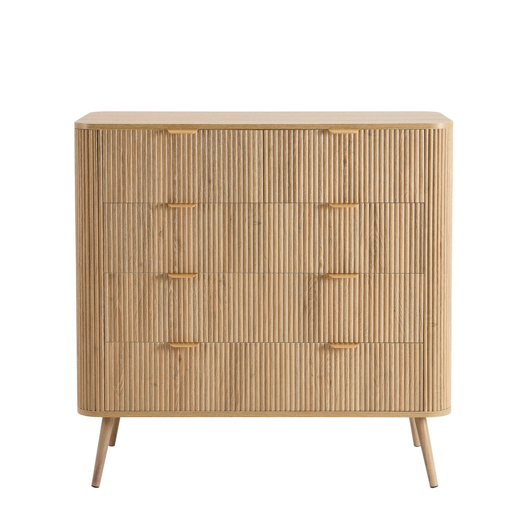 Dusklia - Hattie 5 Drawer Chest - Light Wood