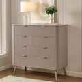 Dusklia - Hattie 5 Drawer Chest - Taupe