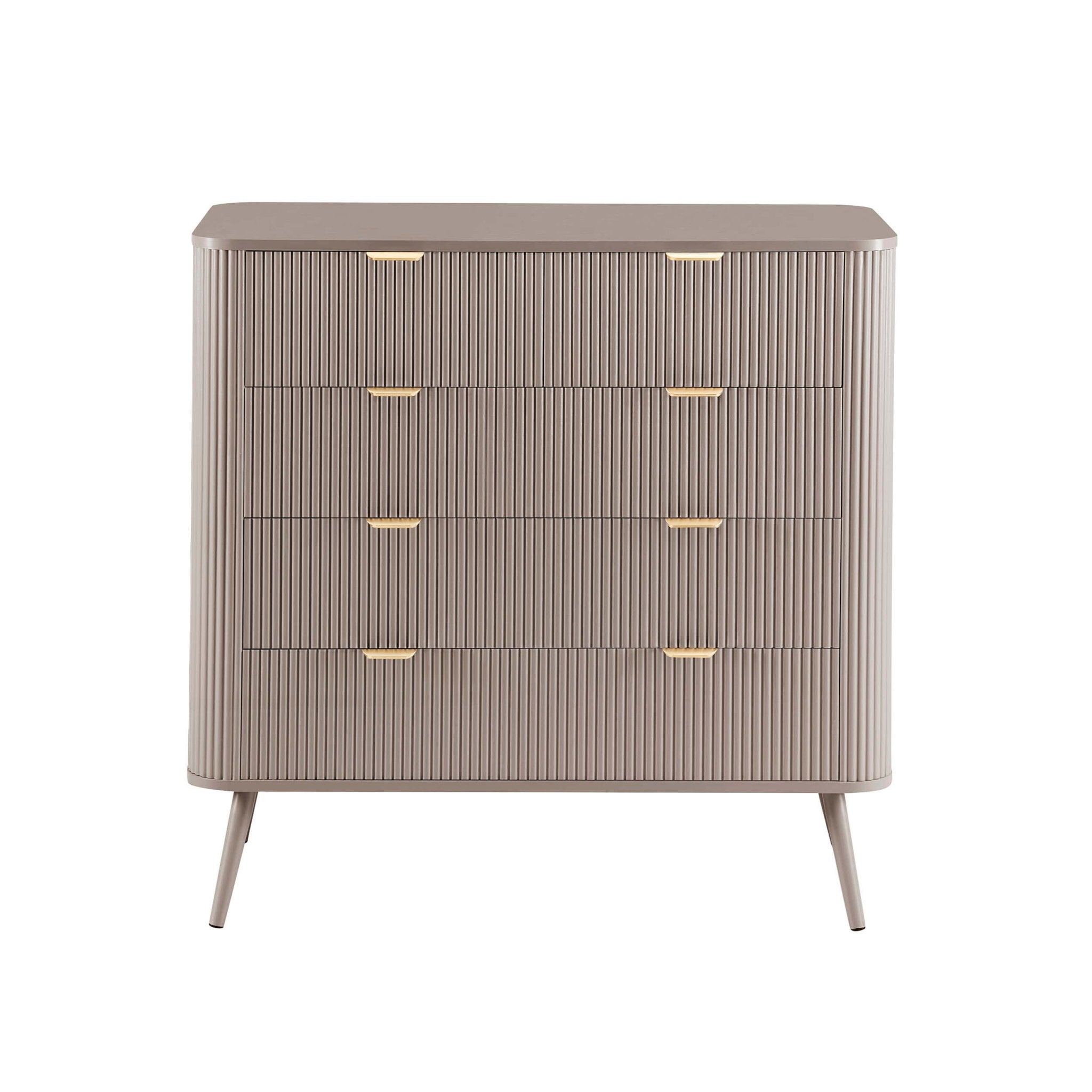 Dusklia - Hattie 5 Drawer Chest - Taupe