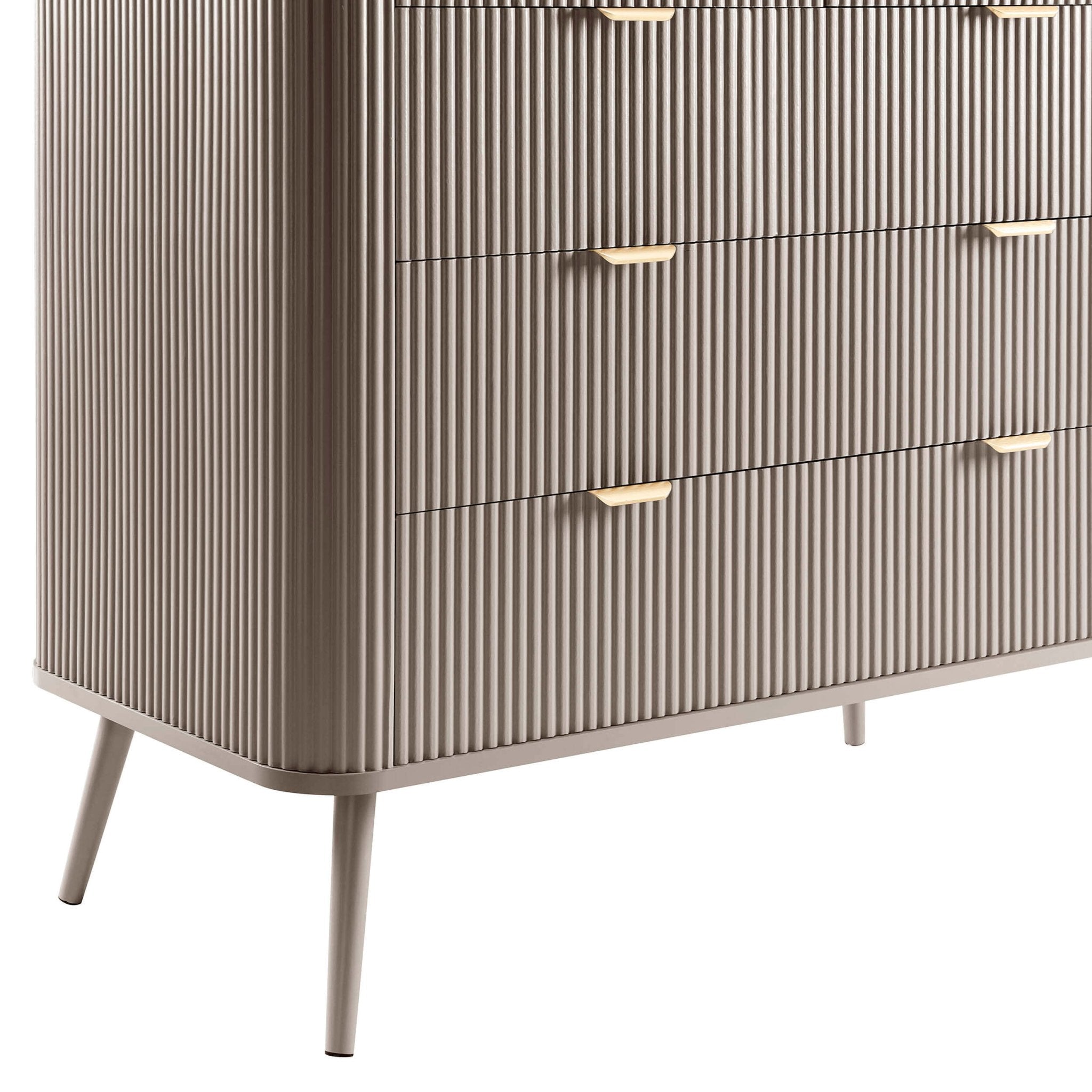 Dusklia - Hattie 5 Drawer Chest - Taupe