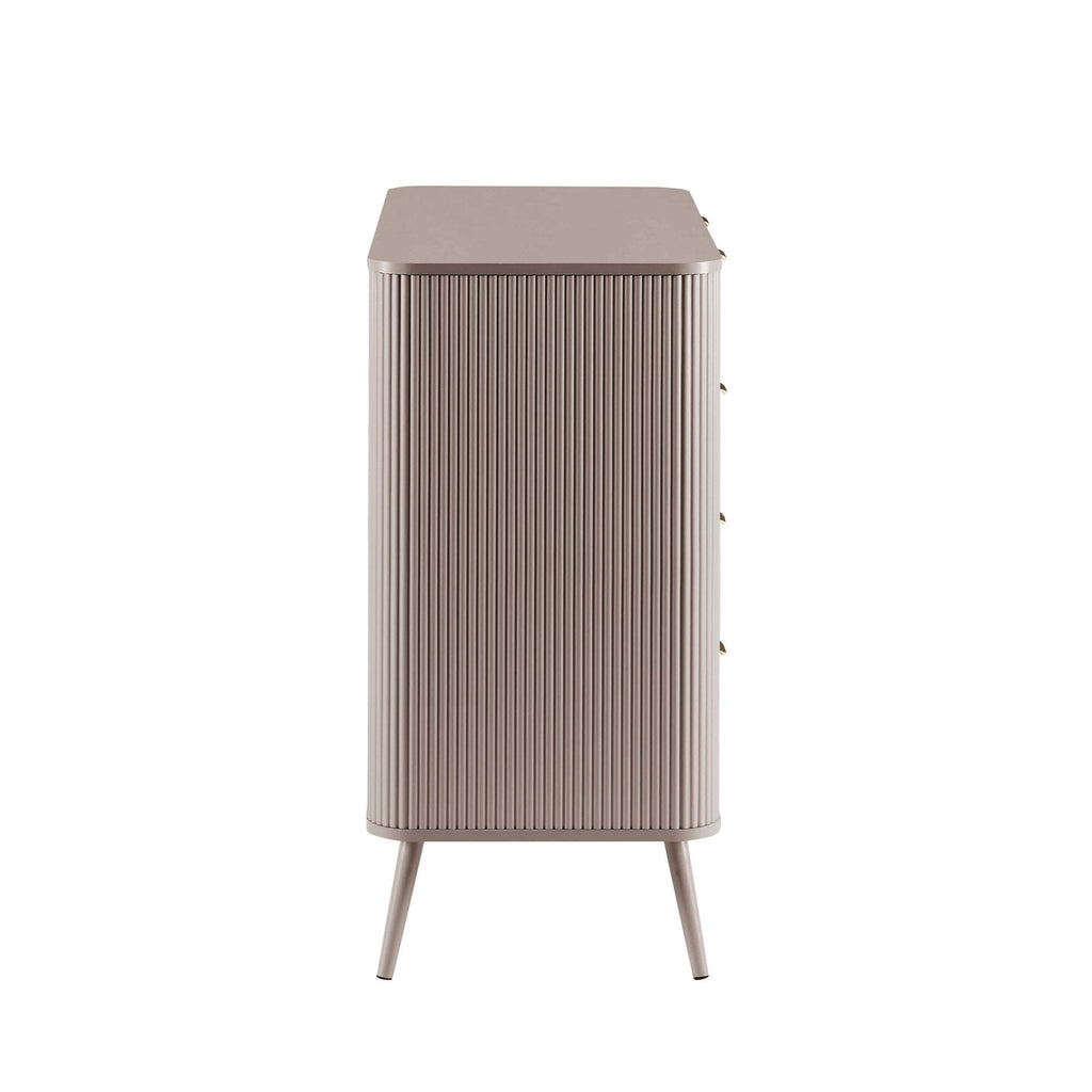 Dusklia - Hattie 5 Drawer Chest - Taupe