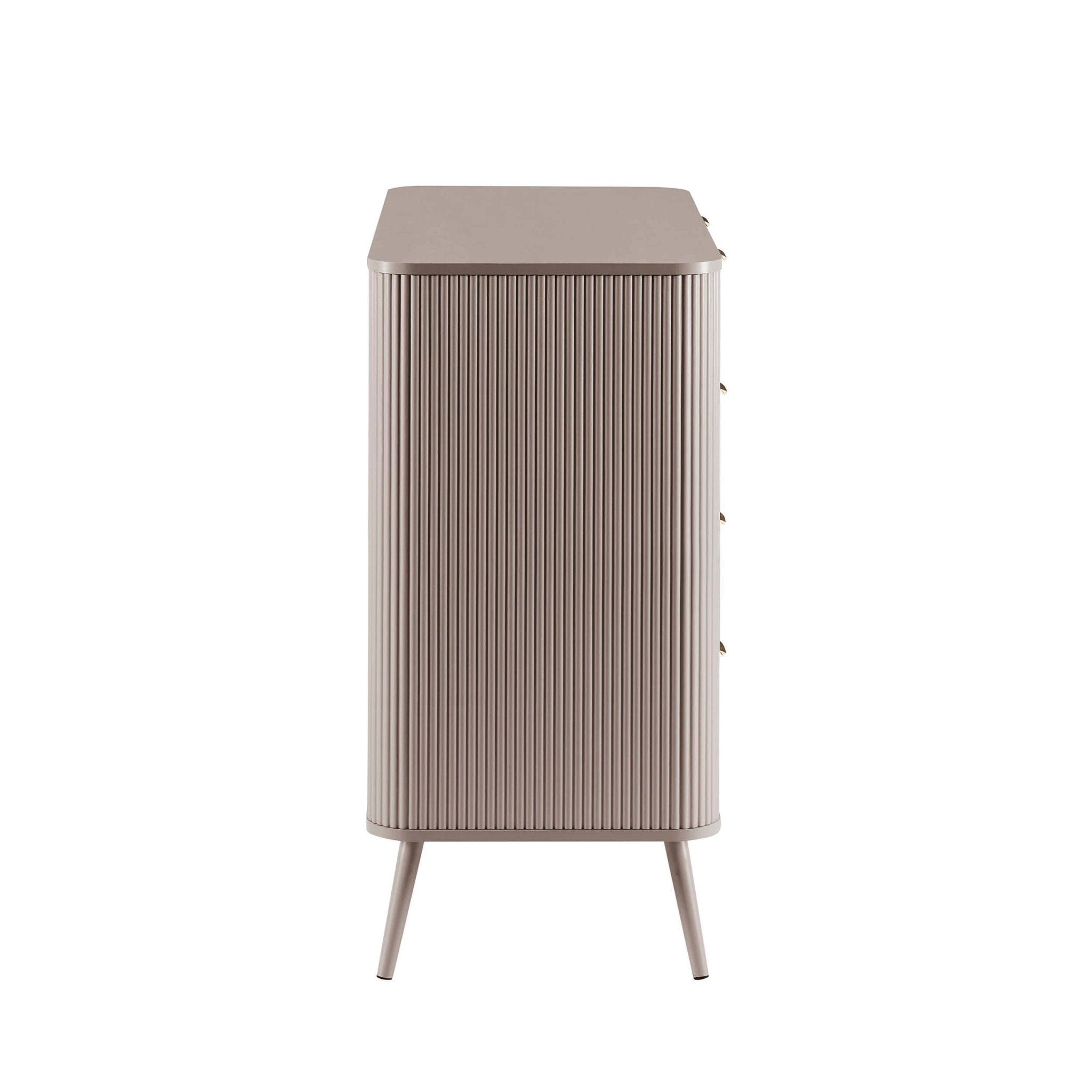 Dusklia - Hattie 5 Drawer Chest - Taupe