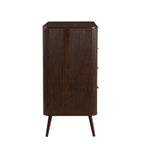 Dusklia - Hattie 5 Drawer Chest - Walnut