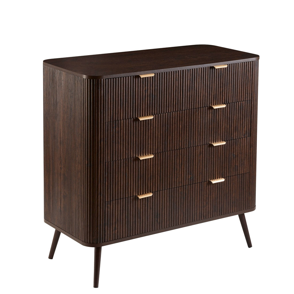 Dusklia - Hattie 5 Drawer Chest - Walnut