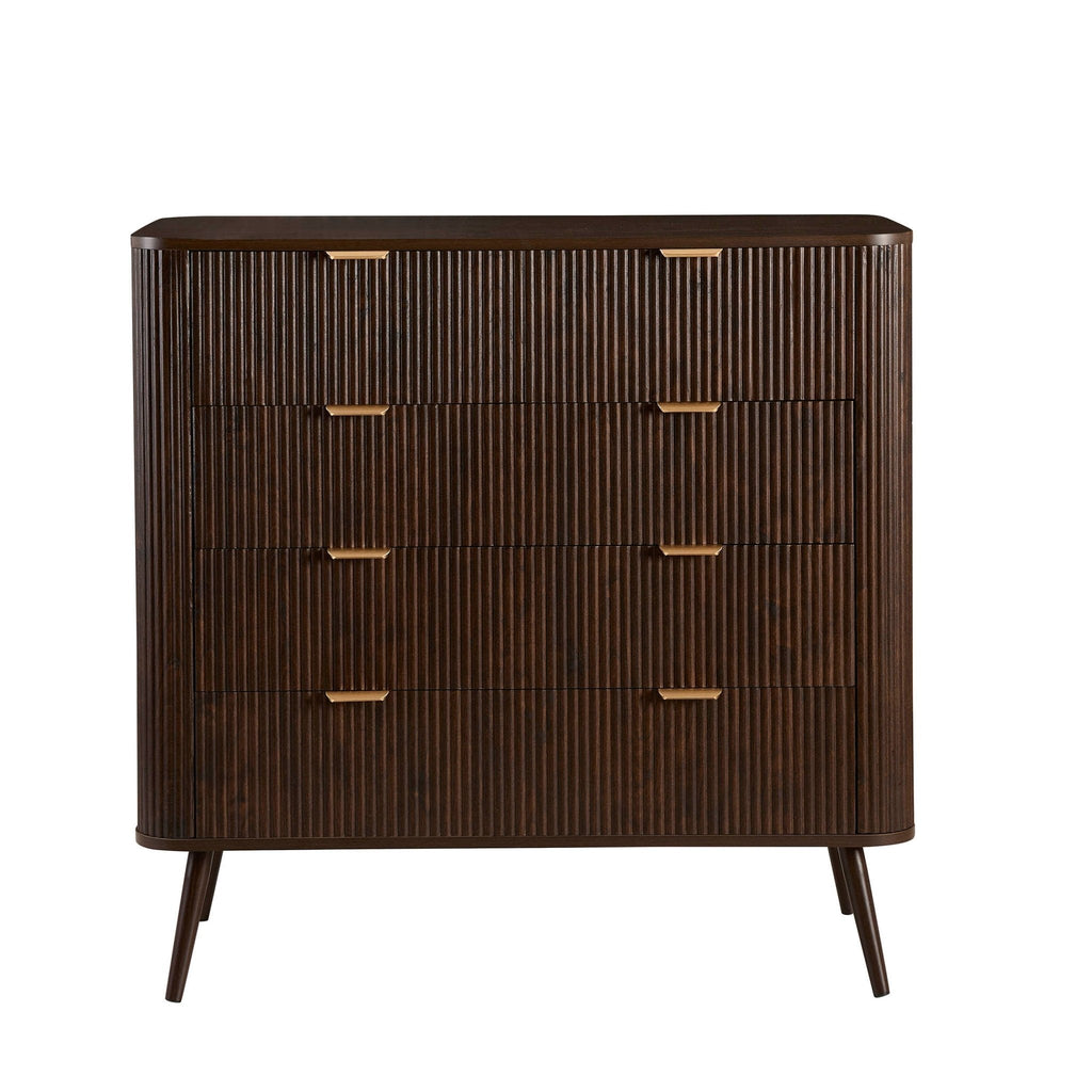 Dusklia - Hattie 5 Drawer Chest - Walnut