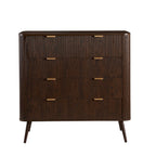 Dusklia - Hattie 5 Drawer Chest - Walnut