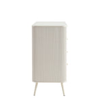 Dusklia - Hattie 5 Drawer Chest - Warm White