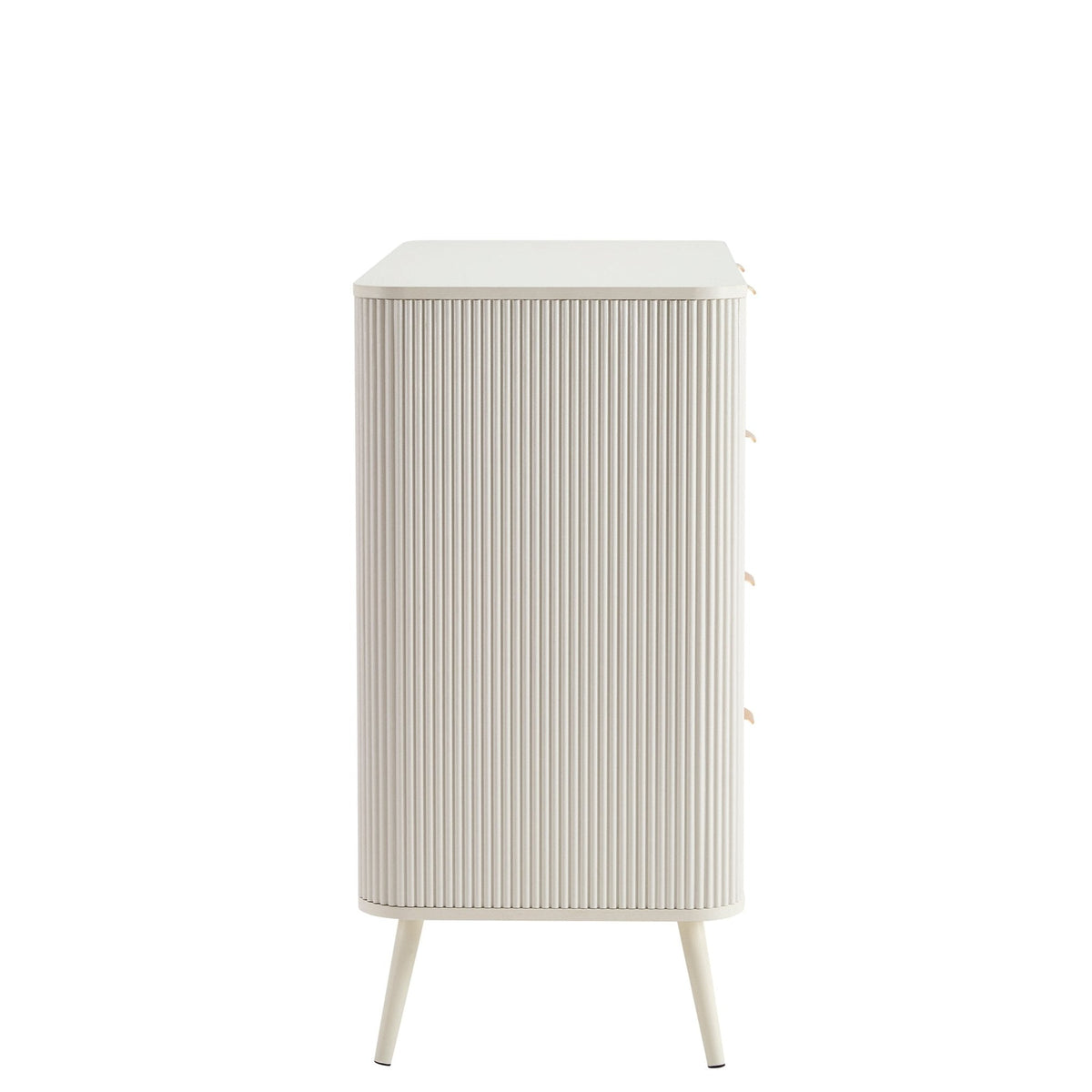 Dusklia - Hattie 5 Drawer Chest - Warm White
