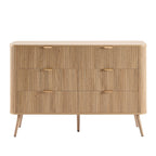 Dusklia - Hattie 6 Drawer Large Chest - Light Wood