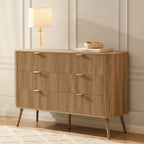 Dusklia - Hattie 6 Drawer Large Chest - Light Wood