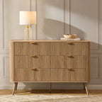 Dusklia - Hattie 6 Drawer Large Chest - Light Wood