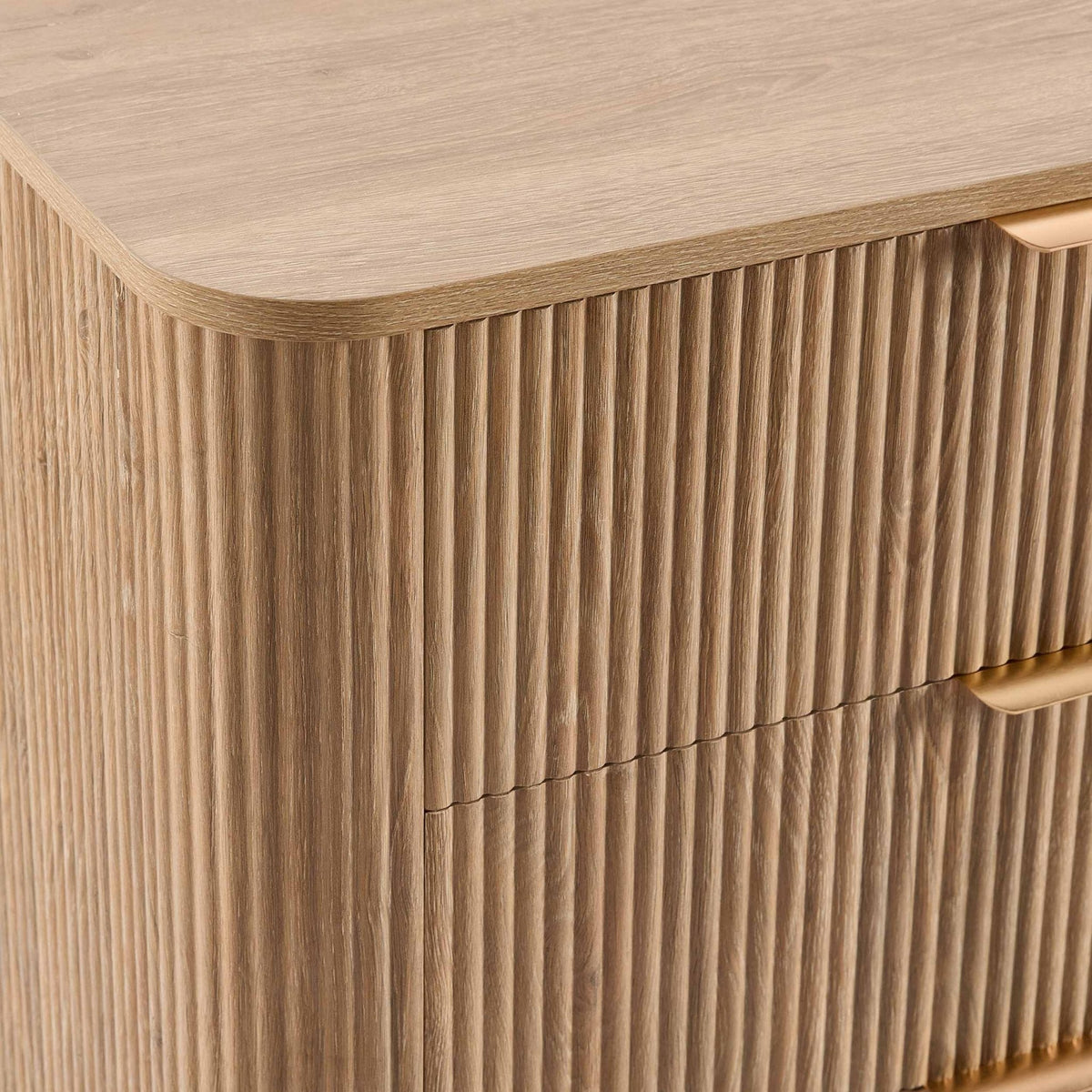 Dusklia - Hattie 6 Drawer Large Chest - Light Wood
