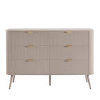 Dusklia - Hattie 6 Drawer Large Chest - Taupe