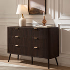 Dusklia - Hattie 6 Drawer Large Chest - Walnut