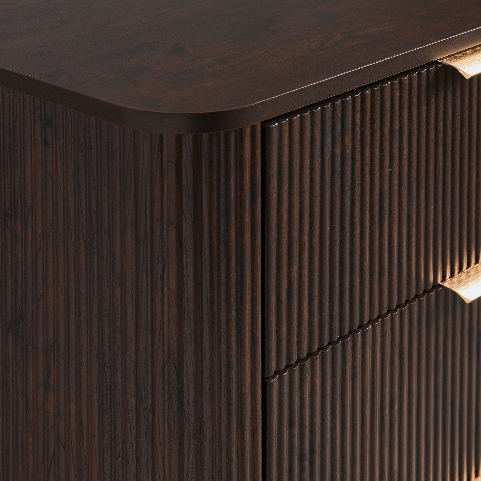 Dusklia - Hattie 6 Drawer Large Chest - Walnut