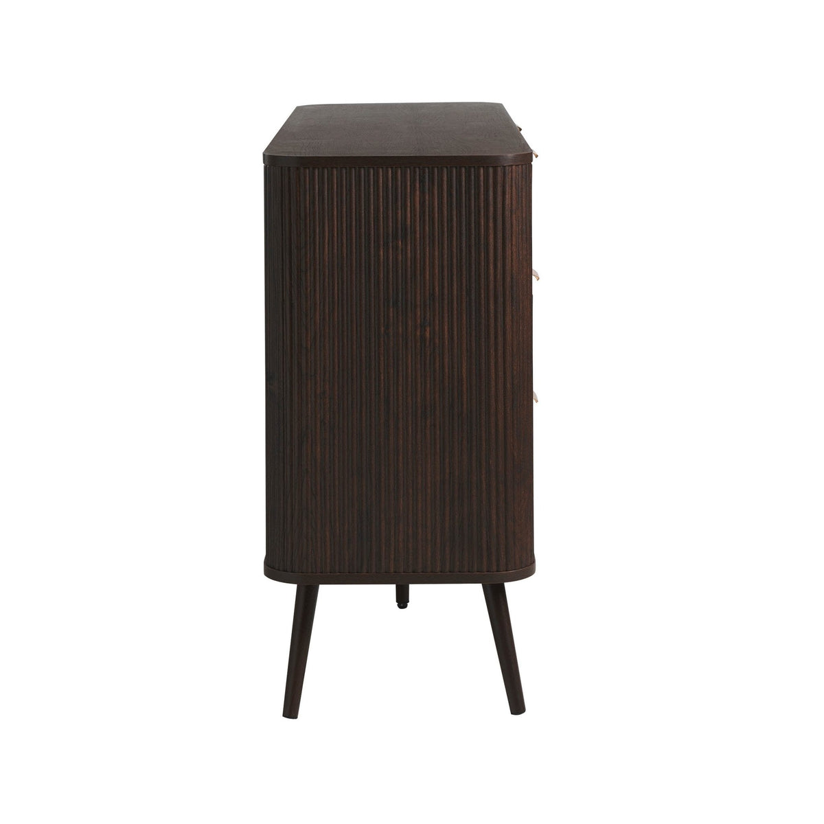 Dusklia - Hattie 6 Drawer Large Chest - Walnut