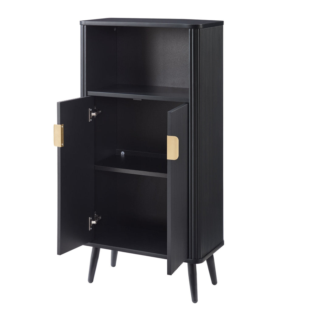 Dusklia - Hattie Bathroom Storage Cabinet - Black