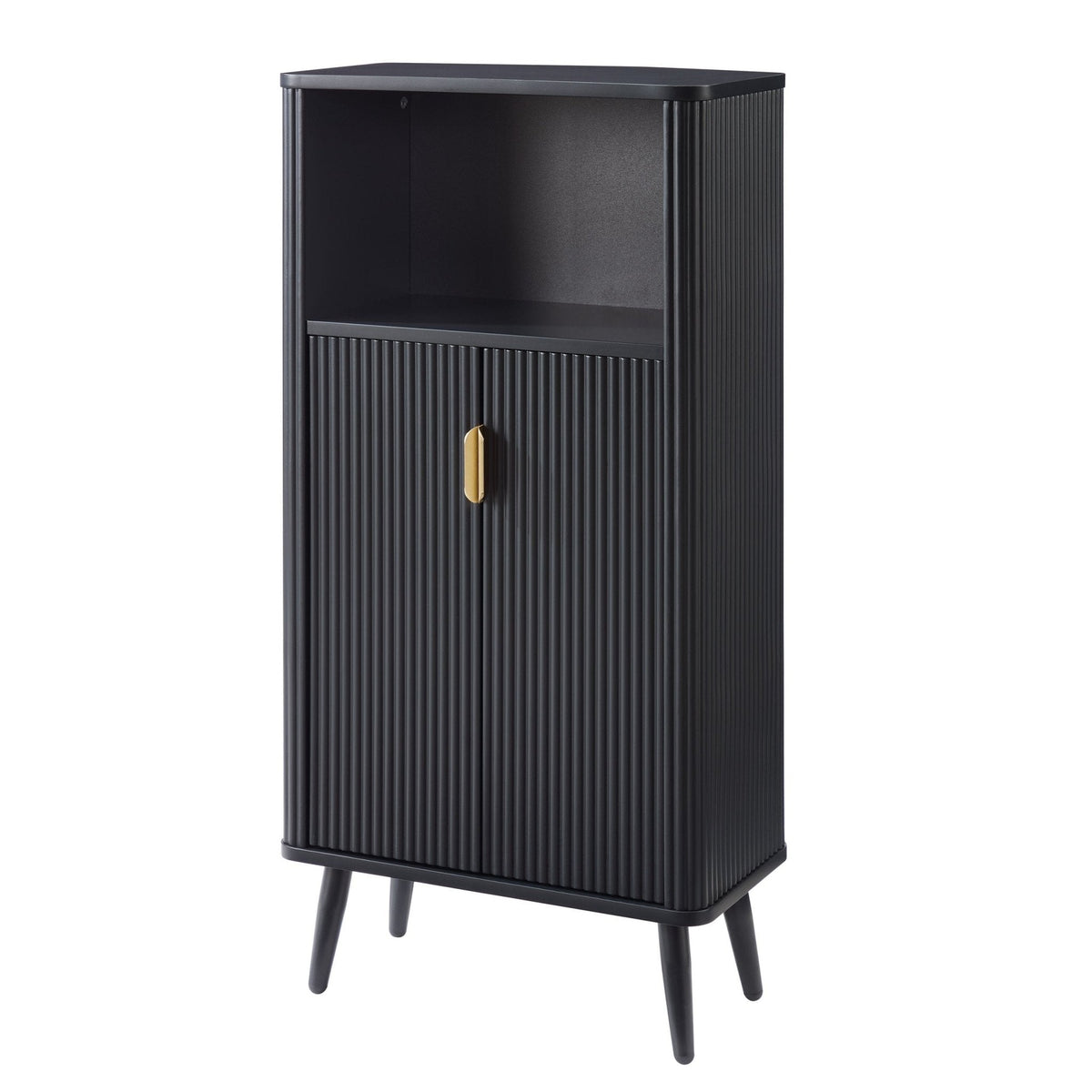 Dusklia - Hattie Bathroom Storage Cabinet - Black