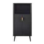 Dusklia - Hattie Bathroom Storage Cabinet - Black