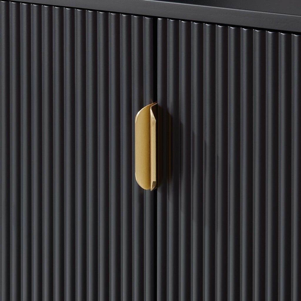 Dusklia - Hattie Bathroom Storage Cabinet - Black