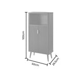 Dusklia - Hattie Bathroom Storage Cabinet - Oyster