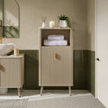 Dusklia - Hattie Bathroom Storage Cabinet - Oyster