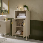 Dusklia - Hattie Bathroom Storage Cabinet - Oyster