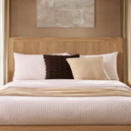 Dusklia - Hattie Bed Frame - Light Wood