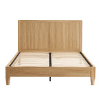 Dusklia - Hattie Bed Frame - Light Wood