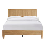 Dusklia - Hattie Bed Frame - Light Wood