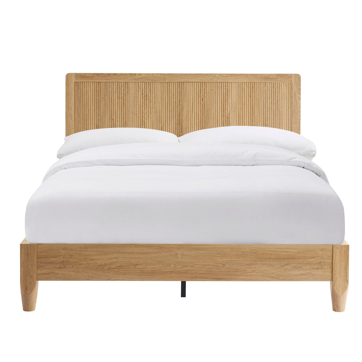 Dusklia - Hattie Bed Frame - Light Wood