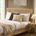 Dusklia - Hattie Bed Frame - Light Wood