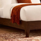 Dusklia - Hattie Bed Frame - Wood Walnut