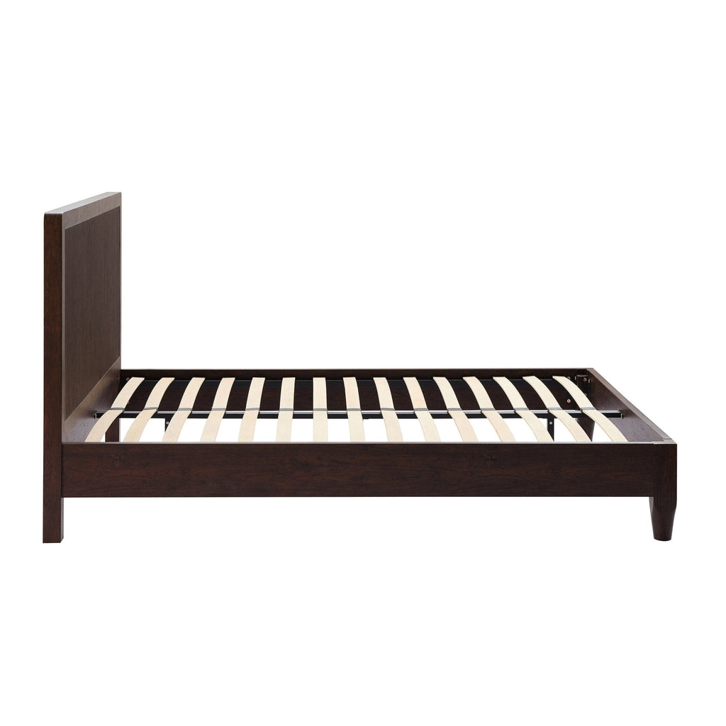 Dusklia - Hattie Bed Frame - Wood Walnut