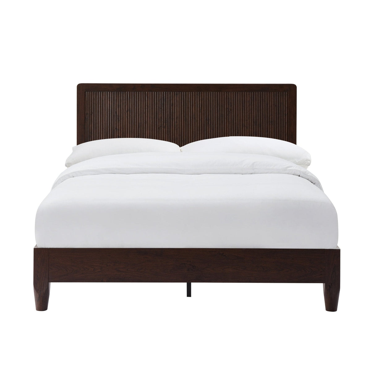 Dusklia - Hattie Bed Frame - Wood Walnut