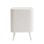 Dusklia - Hattie 2 Drawer Bedside Table - Warm White
