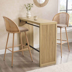 Dusklia - Hattie Breakfast Bar - Light Wood