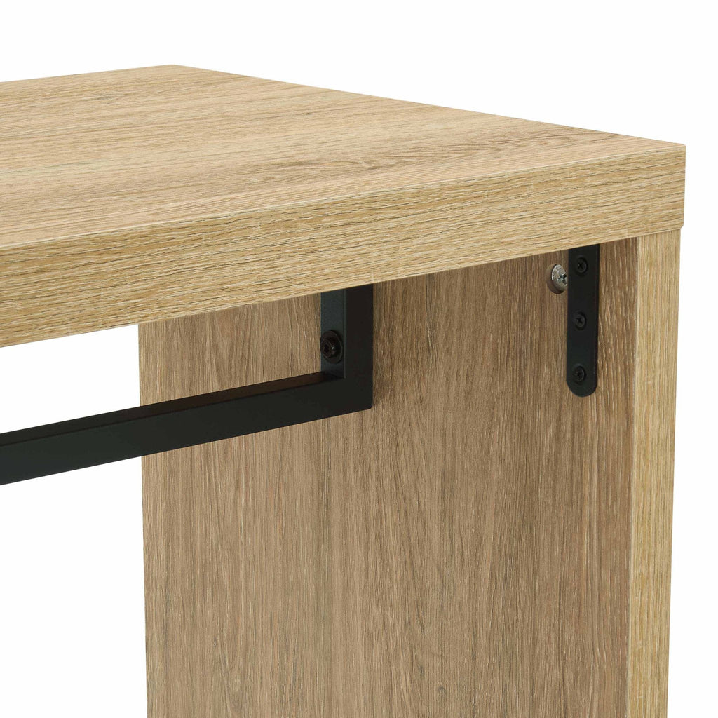 Dusklia - Hattie Breakfast Bar - Light Wood