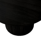 Dusklia - Hattie Round Pedestal Coffee Table - Black