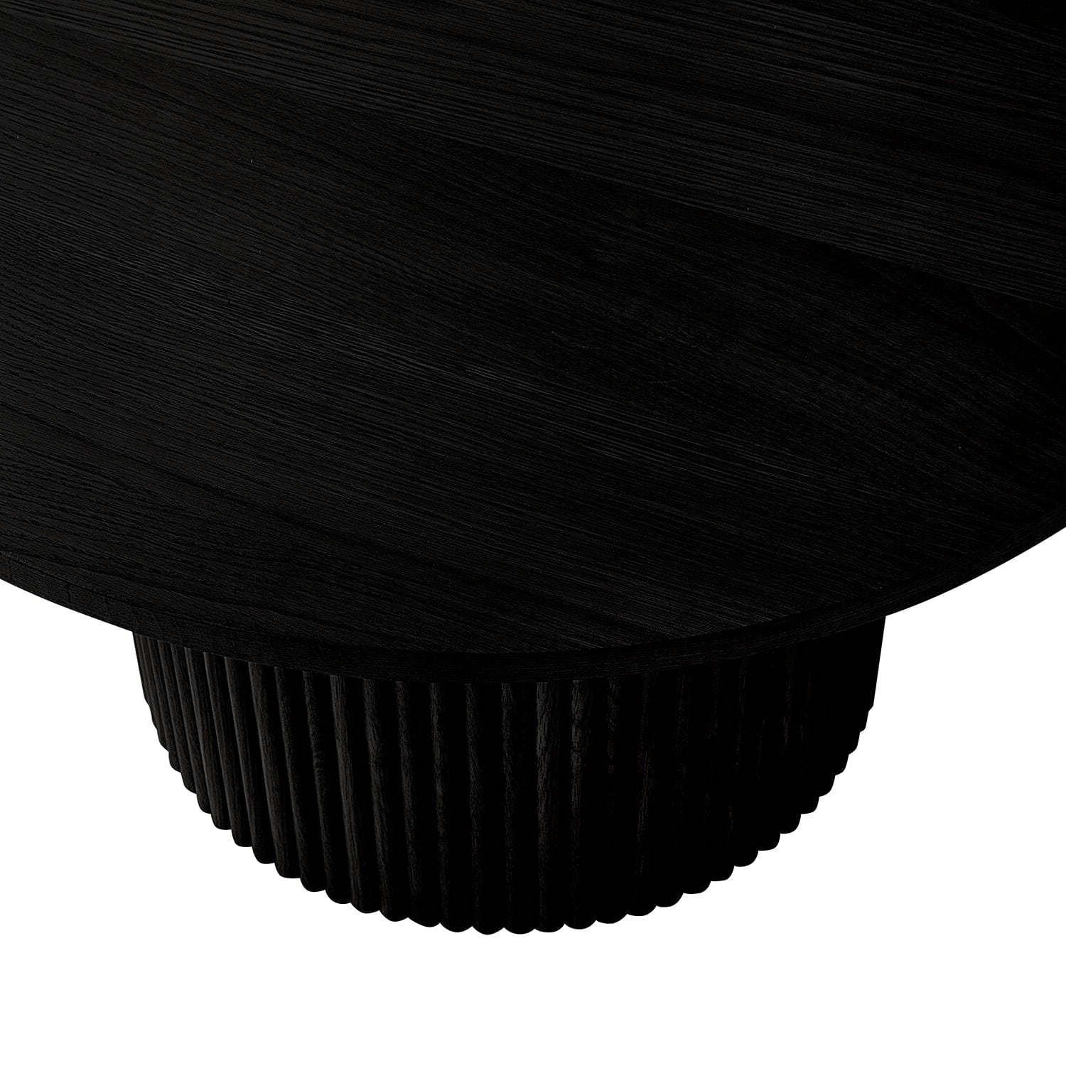 Dusklia - Hattie Round Pedestal Coffee Table - Black