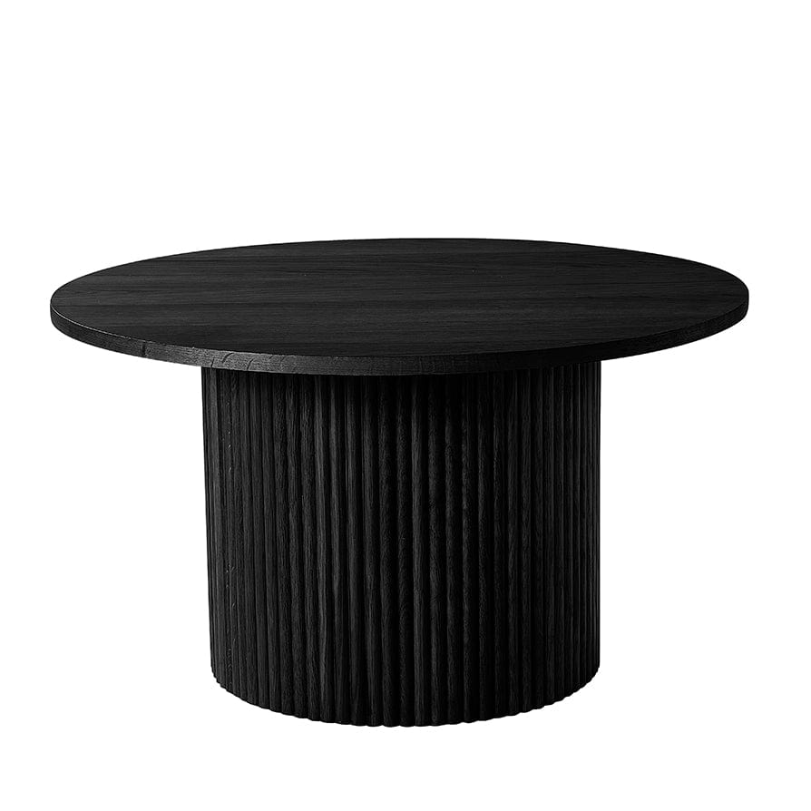Dusklia - Hattie Round Pedestal Coffee Table - Black