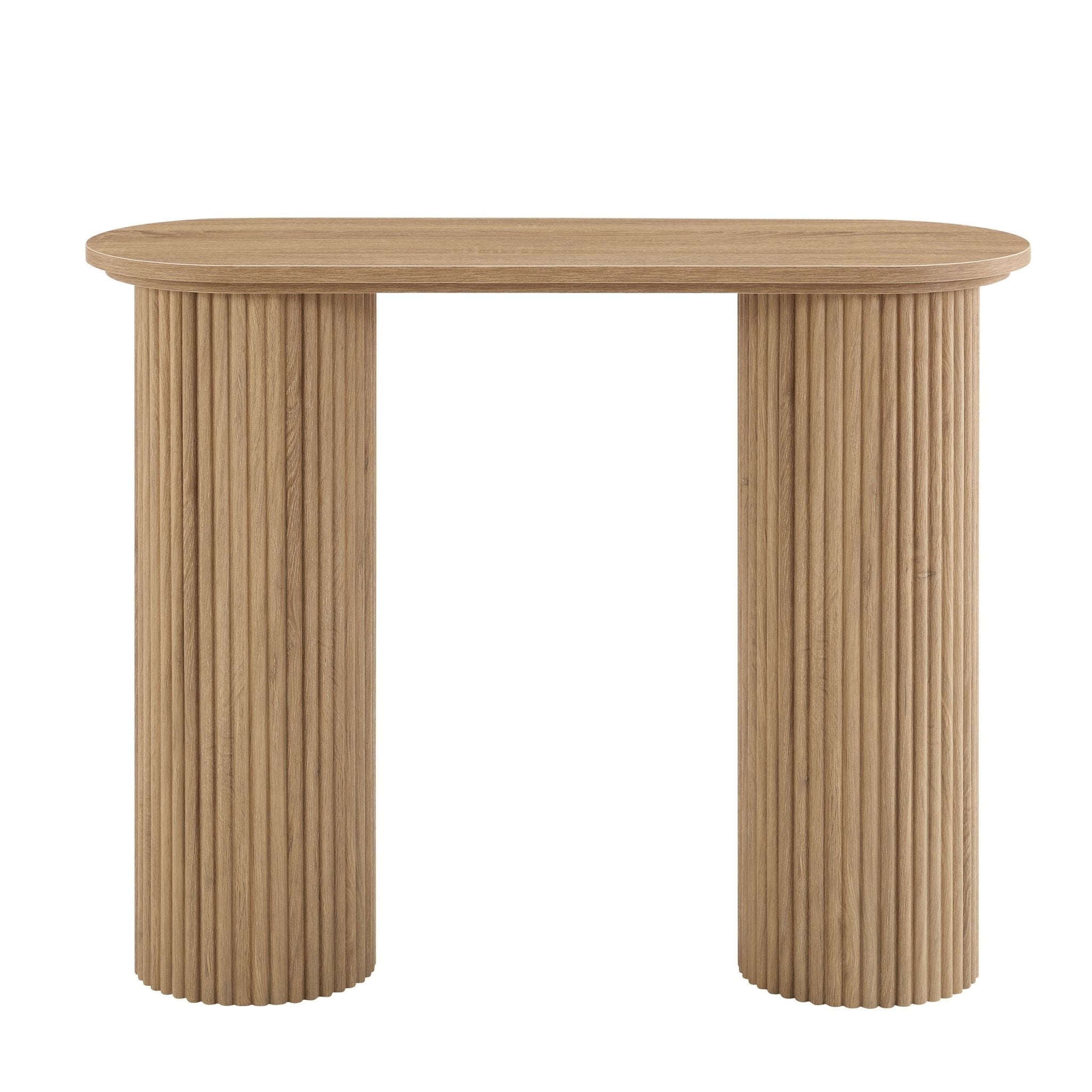 Dusklia - Hattie Console Table - Light Wood
