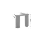 Dusklia - Hattie Console Table - Black