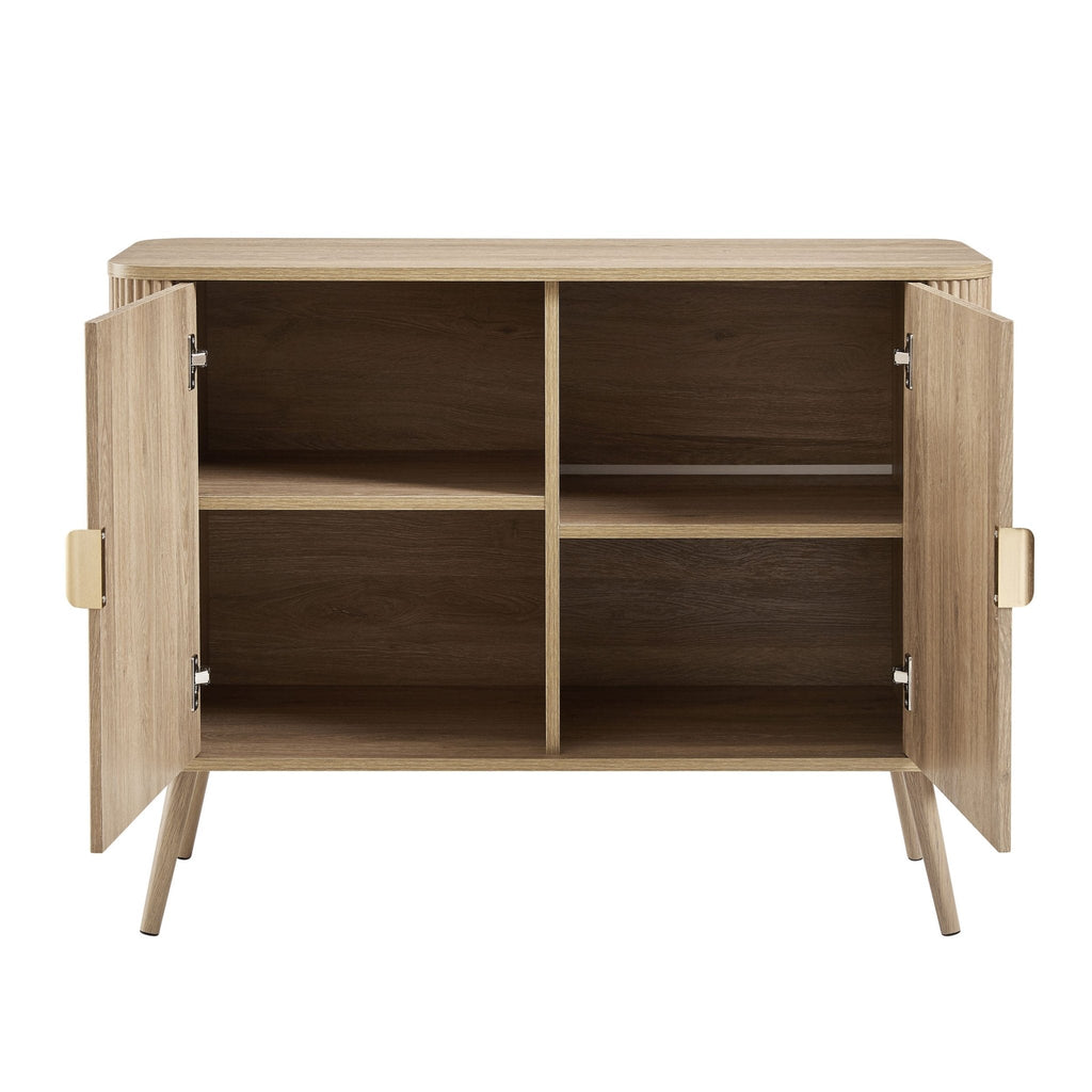 Dusklia - Hattie 2 Door Sideboard - Light Wood