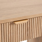 Dusklia - Hattie Large Dressing Table with Drawers  - Light Wood