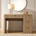 Dusklia - Hattie Large Dressing Table with Drawers  - Light Wood