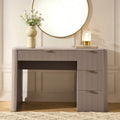 Dusklia - Hattie Large Dressing Table with Drawers - Taupe