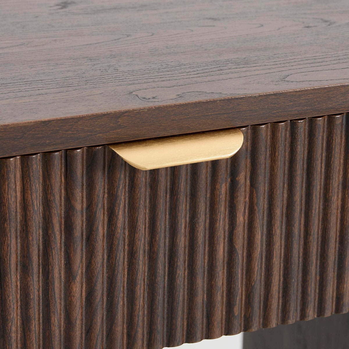 Dusklia - Hattie Large Dressing Table with Drawers - Walnut